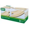Brio World 33337 Tory krótki łuki Zakręt do kolejki drewnianej